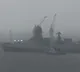 two heavy Barges drifted into sea as its anchors went off due to heavy tides of tauktae