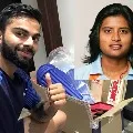 Virat Kohli helps former woman cricketer