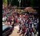 Hundreds of people were seen at the funeral of a horse in the Maradimath area of Belagavi
