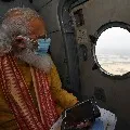 PM Modi aerial survey on cyclone affected areas