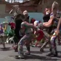 Venezuela people dance on the roads to eradicate coorona