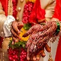 Bride Chatting with Boy Friend from the Marriage hall marriage stops