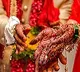 Bride Chatting with Boy Friend from the Marriage hall marriage stops