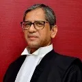 Justice NV Ramana arrives Hyderabad