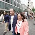 Kamala Harris Takes Part in LGBTQ Rally