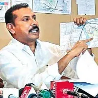 TDP leader Palla Srinivasa Rao Challenge YCP MP Vijayasai Reddy
