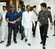 Tollywood heroes Chiranjeevi and Nagarjuna met CM KCR at Pragathi Bhavan