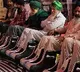 Massage centers set up for farmers