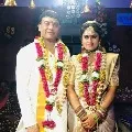 Dil Raju and wife visited Tirumala first time after wedding