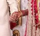 Wedding reception menu designed like Aadhar card