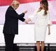 US President Donald Trump praises on his wife Melania