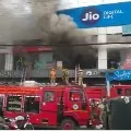 Huge fire accident in Reliance Showroom in Vijayawada