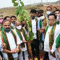 Bollywood actor Ajay Devgan participates Green India Challenge