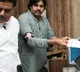 Pawan Kalyan wears Specially designed badge in Prakasham district