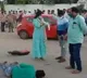 YCP MLA Undavalli Sridevi helps an youth injured in an accident