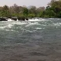 Boat breaks in to two pieces in Sabari rever
