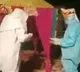 couple gets married wearing ppe kits
