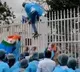 KCR grand son is on among the Pragathi Bhavan attackers