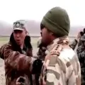 China Soldier Having Storege Divice Mobile and Oxigen Also