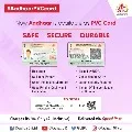 One person can order Aadhaar PVC cards online for whole family