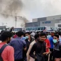 Employees vandalised Iphone plant in Karnataka