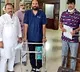 Telangana Congress Chief Uttam Kumar Reddy injured