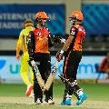 Sunrisers posts once again respectable score against Chennai Super Kings