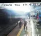 Railway police saves a woman life after she fell down on track