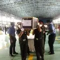 Army officials moves Col Santosh mortal remains to Suryapet