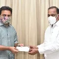 Telangana Legislative members donates for purchasing ambulances
