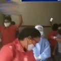 Doctors in Paderu government hospital encourages corona patients to dance