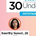 Keerti Suresh has been ranked by Forbs magazine