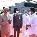 CM Jagan welcomes president Ramnath Kovind