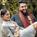 Indian woman appeared with non traditional attire in her wedding