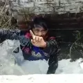 Youth was talking after his body cuts into to pieces by train