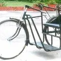 Man travelling to UP from Rajamahendravaram by tricycle
