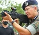 AP DGP Gautam Sawang visits APSP firing range at Mangalagiri