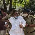 Police has taken a man who put his cellphone in shoe