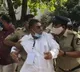 Police has taken a man who put his cellphone in shoe