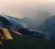Massive wildfire engulfs large parts of Dzuko valley on Nagaland Manipur border