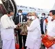 Venkaiah Naidu arrives Vijayawada