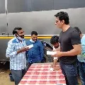Sonu Sood gifted mobile phones to Acharya unit labor