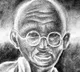 Ash Art of Gandhi by Adoni Youth in Rocords