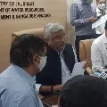 Union minister Gajendra Singh Shekawat press meet after Apex Council meeting