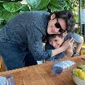 urstrulyMahesh  with son GautamGhattamaneni  Adorable
