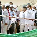 CM KCR visits new secretariat construction site