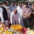 Bandi Sanjay fires on KCR after paying tributes to PV Narasimha Rao