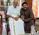 Chiranjeevi visits K V iswanath along with his wife Surekha