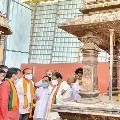 Somu Veerraju questions kanakadurga temple eo on three lions missing
