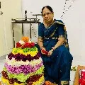 CM KCR wife Sobha helps a family